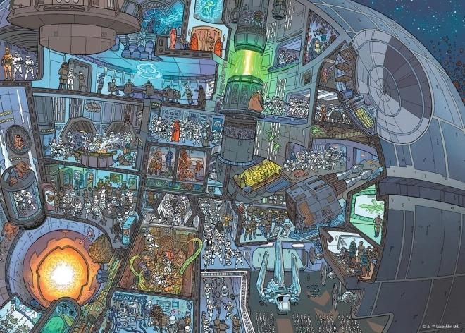 RAVENSBURGER puzzle Star Wars: Hol van Csubakka? 1000 darab