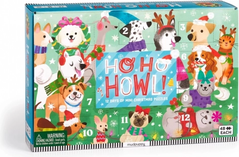 Karácsony előtti visszaszámláló Puzzle készlet 12 db