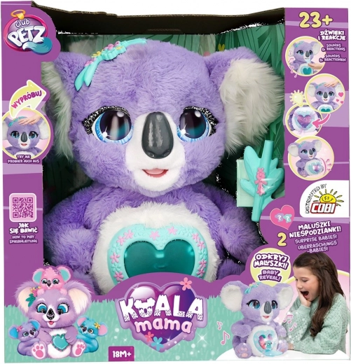 interaktív plüss koala mama CLUB PETZ az IMC Toys-tól