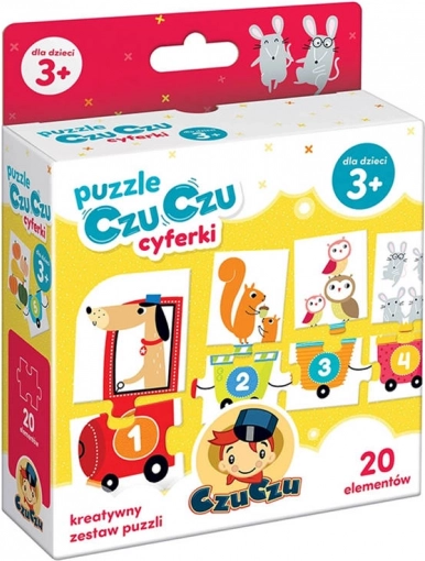 CzuCzu számos vonat puzzle – számolás tanulása