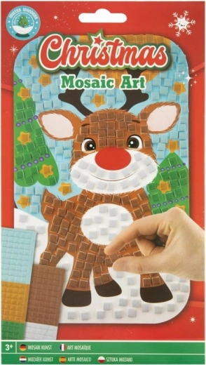 GRAFIX Mozaikkép Karácsony: Rénszarvas 14x23 cm