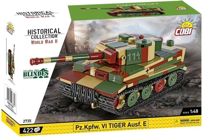 Pz.Kpfw. VI Tiger Ausf. E 1:48 méretarányú tank modell