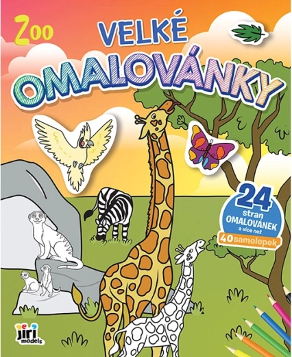 Nagy állatkerti színező