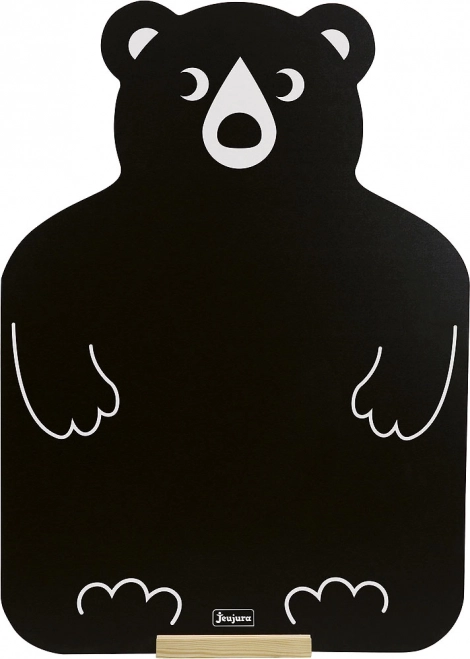 Jeujura fa fali krétatábla – maci, 57 × 80 cm