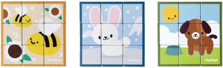 Állatos képek kirakása mini puzzle-ként