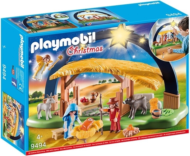 Playmobil Karácsonyi Betlehem világítással