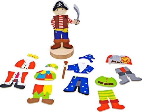 mágneses öltöztetős kirakó – misztikus figurák a Bigjigs Toys-tól
