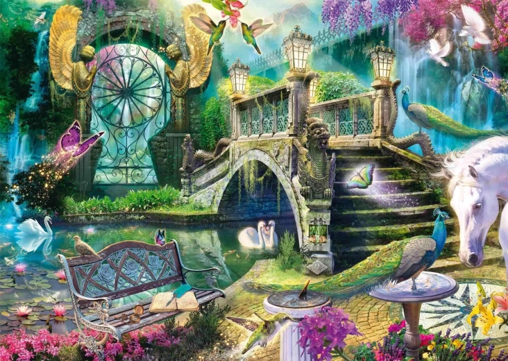 Schmidt puzzle Titkos kert 1000 darab