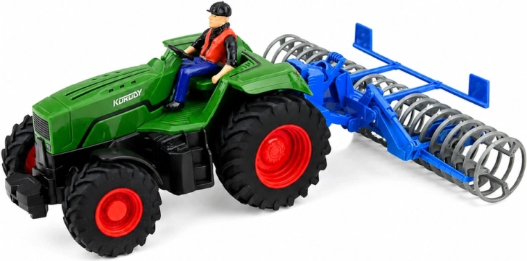Realista traktor + talajhenger szett
