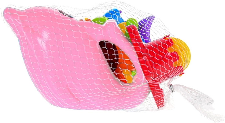 Praktikus készlet hálóban