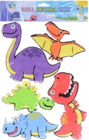 Fali hab dekoráció Dino