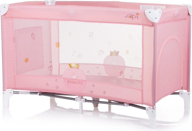 Chipolino Capri Princess utazóágy rózsaszín