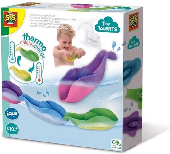SES Creative Tiny Talents színváltós fürdőhalacskák