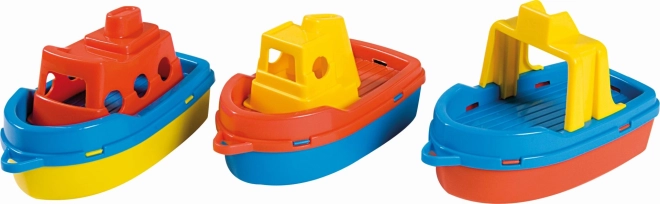 Androni 3 darabos hajókészlet fürdőbe és homokba, 15 cm