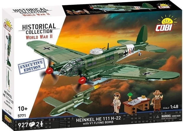 COBI Heinkel He 111 H-22 építőszett V1 repülőbombával (1:48)