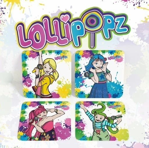 Lollipopz parafa poháralátét készlet – 4 db