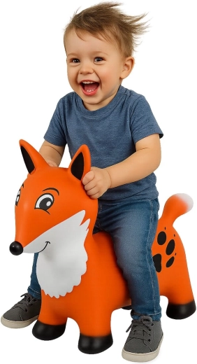HoppyDoo ugráló állatka, róka, pumpával