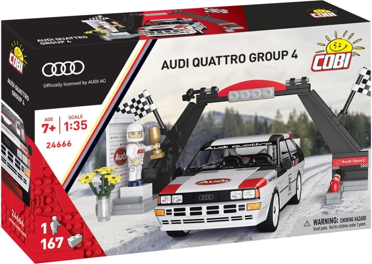 Cobi Audi Quattro Group 4 (1981) építőkészlet 1:35