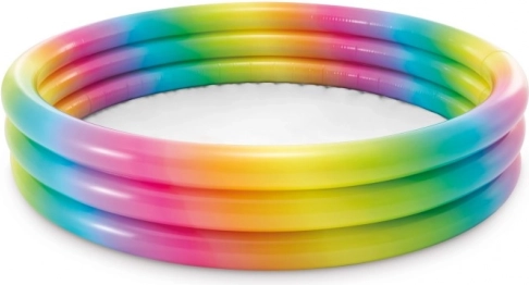 Felfújható gyerekmedence színes pöttyökkel INTEX 147 × 33 cm