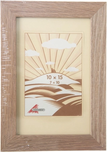 Bézs fa képkeret 10 × 15 cm
