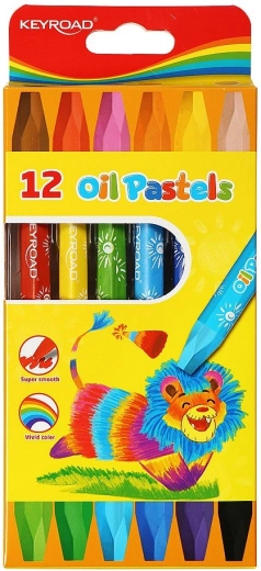 KEYROAD olajpasztell – 12 színes készlet