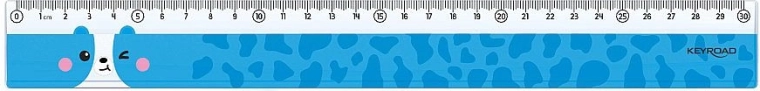 Keyroad Állatkák vonalzó 30 cm