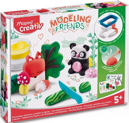Kreatív készlet Maped Creativ - Modellálás Figurákkal
