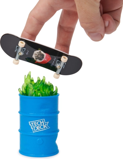 Utcai akadály – lángoló hordó