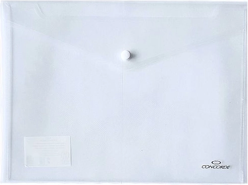 CONCORDE átlátszó A5 pattintós irattartó mappa