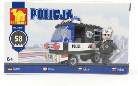 Dromader Rendőrségi Autó Építőkészlet
