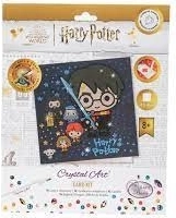 Crystal Art képeslap – HARRY POTTER Family 18 × 18 cm