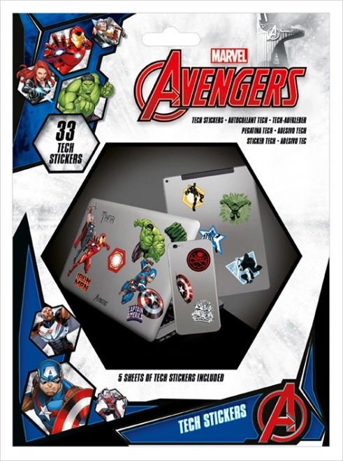 Marvel Avengers matricaszett – 33 db