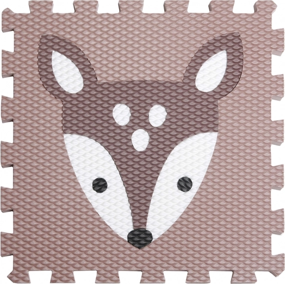 Minideckfloor őzgida – barna, sötétbarna őzgidával