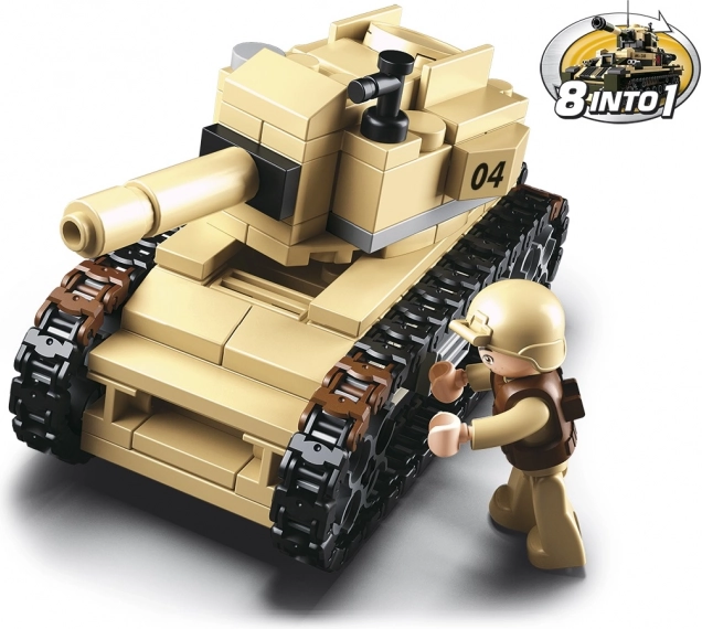Sluban Army 8 az 1-ben tank – minikészlet