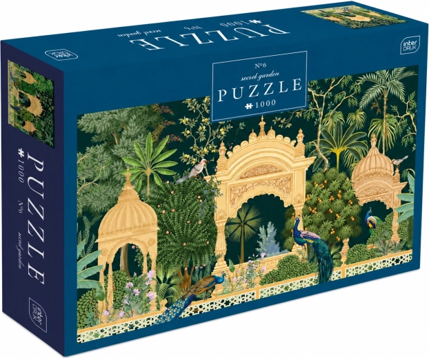 INTERDRUK Secret Garden puzzle: Pávpalota, 1000 darab