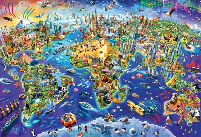 Puzzle Őrült világ 2000 darab EUROGRAPHICS