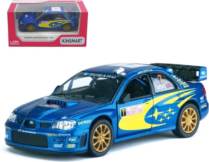 Subaru Impreza WRC fém modell 1:36 visszahúzós meghajtással