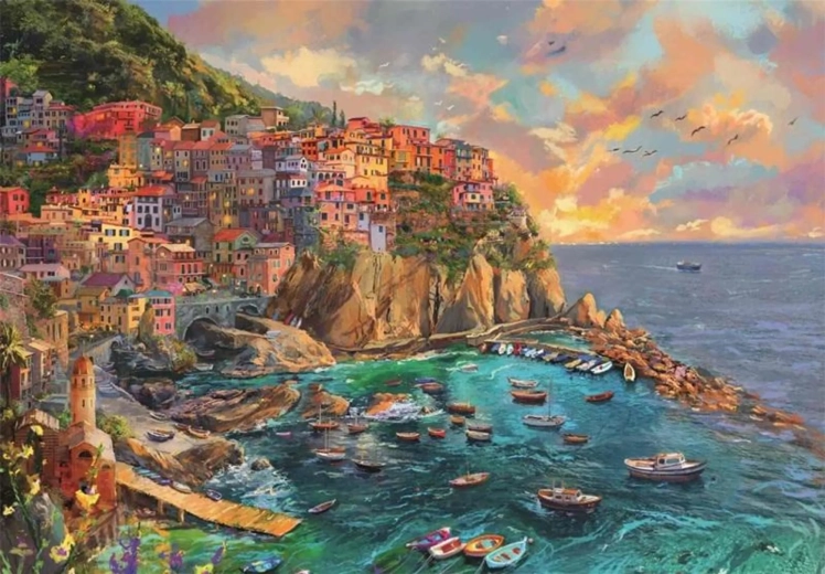 Clementoni puzzle Festett Manarola 2000 darab