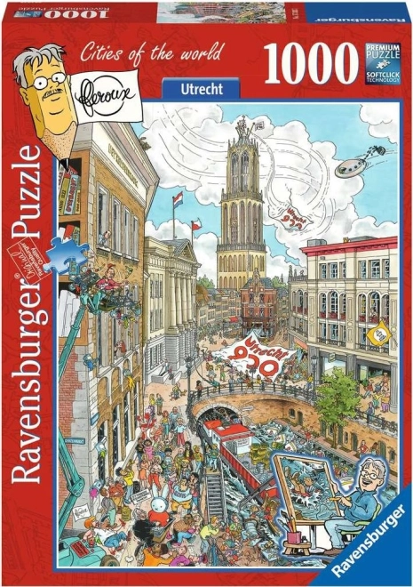 Ravensburger puzzle A világ városai Utrecht 1000 darab