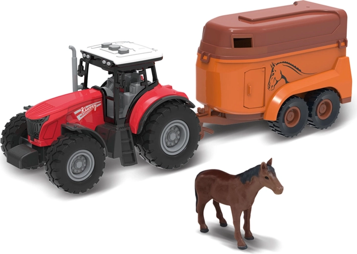Traktor lovas utánfutóval, fény- és hangeffektekkel