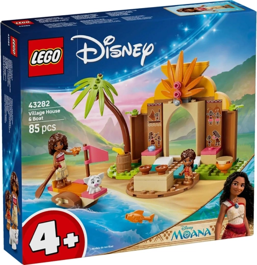 LEGO Disney Vaiana Falusi ház és csónak