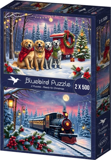 Bluebird puzzle Közeleg a karácsony 2×500 darab