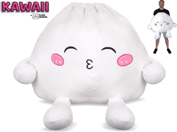 Plush Friends Kawaii plüss bao gombóc csücsörítős szájjal 60 cm
