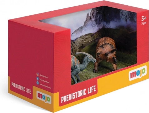 Mojo Őskori Élet Kezdő Csomag Dinoszauruszok 3db