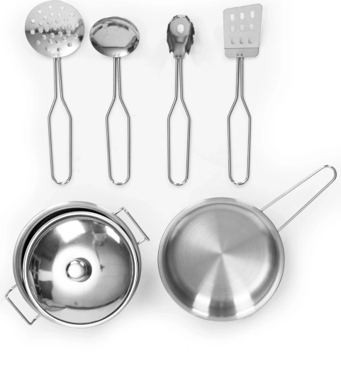 Hét fémből készült konyhai kiegészítő