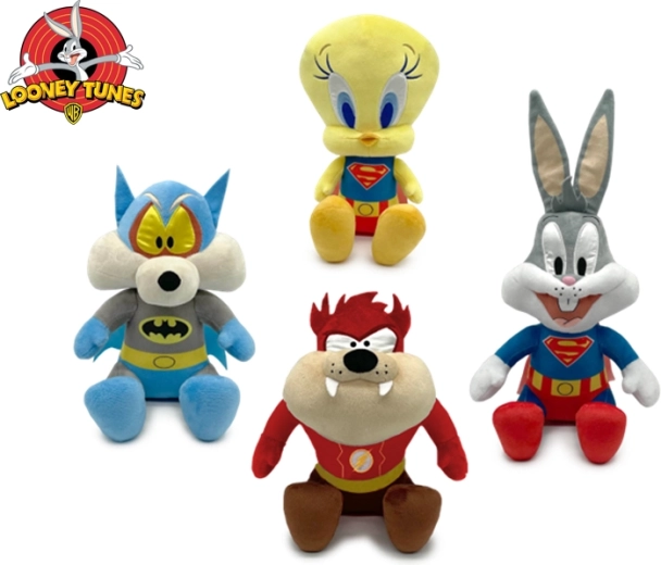 Looney Tunes plüss figura szuperhős 23 cm, ülő