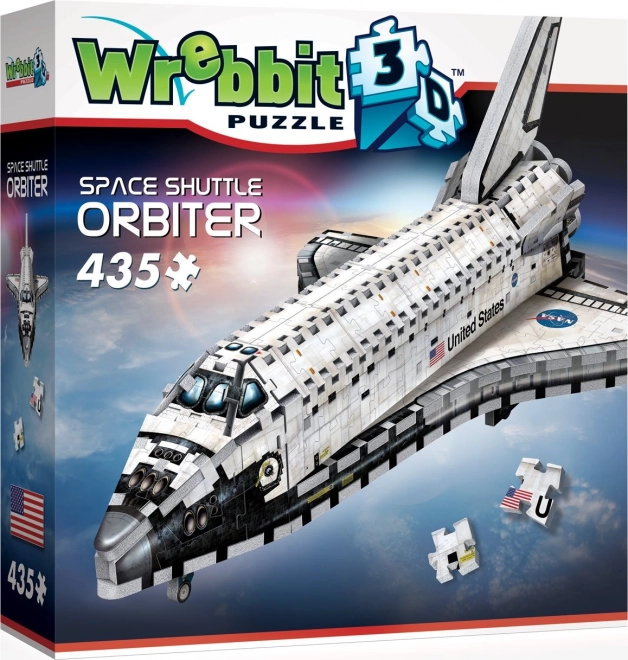 wrebbit 3d puzzle űrrepülőgép orbiter – űrrepülőgép, 435 darab