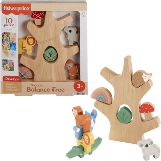 Fisher-Price fa egyensúlyozó fa építőkockák