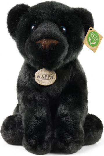 Plüss párduc, ülő, 30 cm, KÖRNYEZETBARÁT