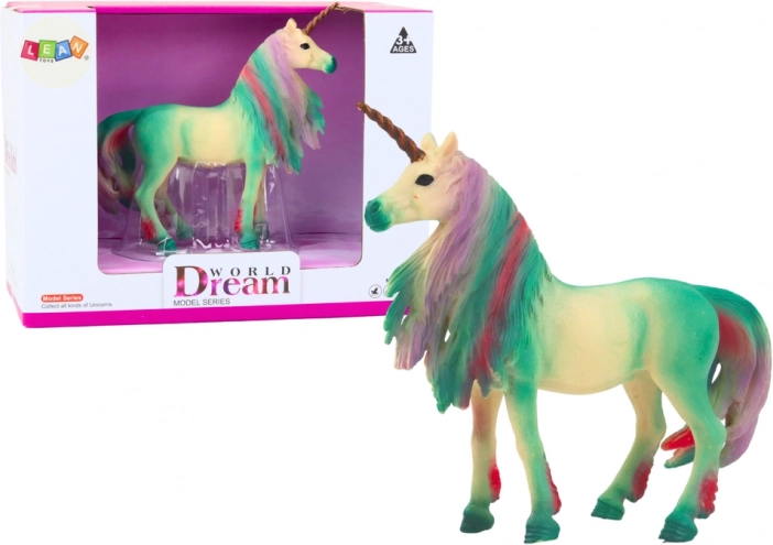 Gyűjtői figura Nagy zöld egyszarvú 11 CM
